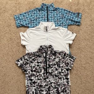 Kerrits Kid’s M Short Sleeve Tops 1/4 Zip Equestrian Top